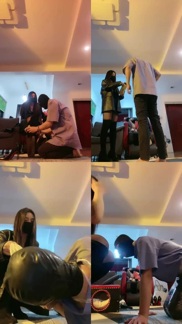 【苏州十三姨】长靴S木乃伊捆绑虐打