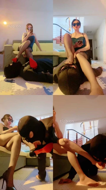 【小妮】狗垫子养成记-高跟黑丝碾压踩/虐乳