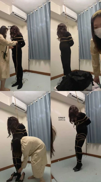 【月亮】五花大绑吊绑CD奴