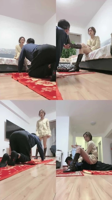 【萱萱子】磕头求虐/重度sp/长靴踩狗爪/骑马