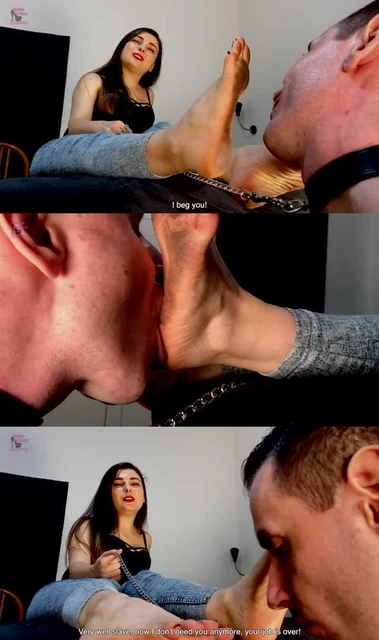 【欧美女王】当狗跪舔意大利小妹儿Beatrix的原味脏脚!女神笑起来超甜!