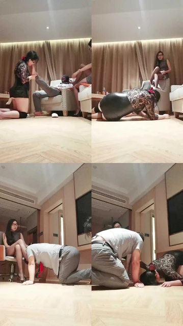 【皮皮】你们的女神是我的贱奴-情侣奴-奴下奴【下】