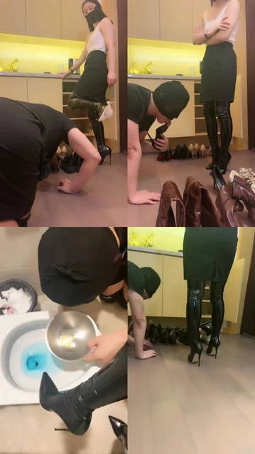 【王妃】超多脏鞋-物化人体擦鞋器