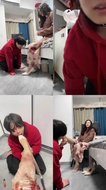 【素人挖掘机】御姐范素人-耳光/骑马狗爬/sp/踩踏/臭脚捂脸