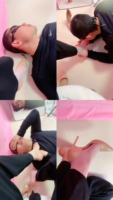 【曼妮老师】高跟白丝蹂躏踩地毯狗