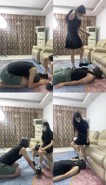 【安七】皮鞋白袜踩狗爪/磕头/舔脏鞋/抽耳光/骑马/坐脸窒息