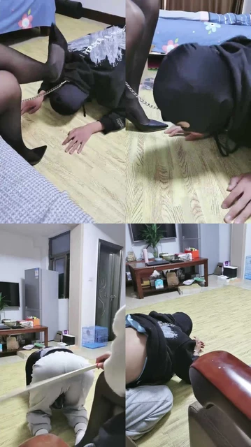 【小妈咪】黑丝高跟虐奶狗