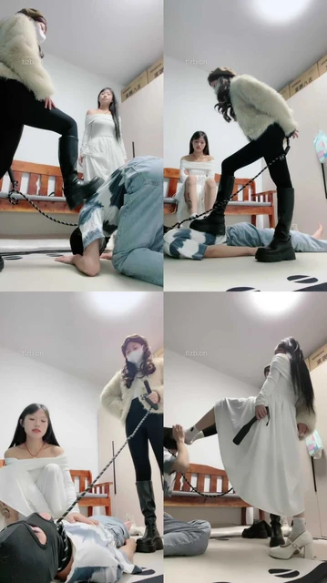 【樱子大人】双S虐狗-长靴白鞋踩踏/转胯/窒息/捆绑【双视角版】