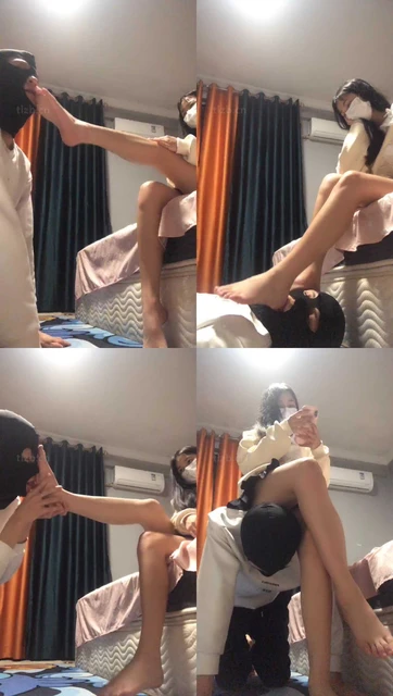 【甜恬】抽耳光/跪舔裸足/踩狗头/坐脸窒息