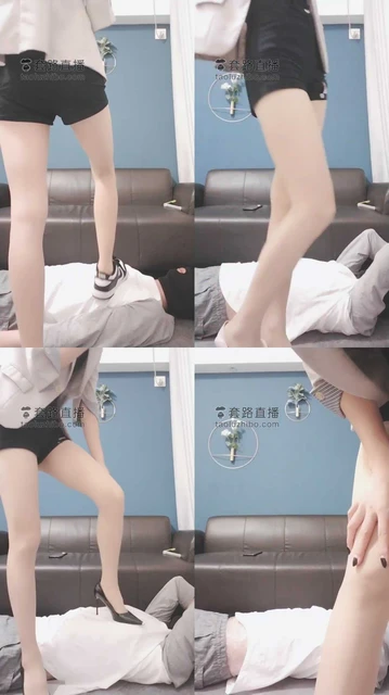 【美娜格格】运动鞋全体重踩踏