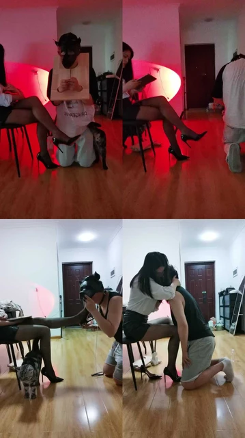 【S惓】骑马转胯狗爬/黑丝高跟虐/枷锁捆绑