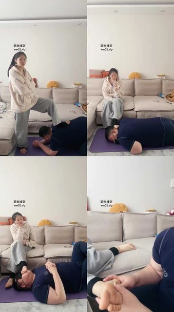 【埋汰】学生主周末让老师舔裸足