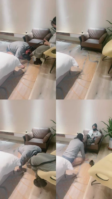 【妖姬】捆绑狗腿犬化-短靴黑丝虐待【上中合集】