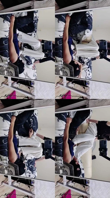 【小苮】白袜脚全体重踩踏