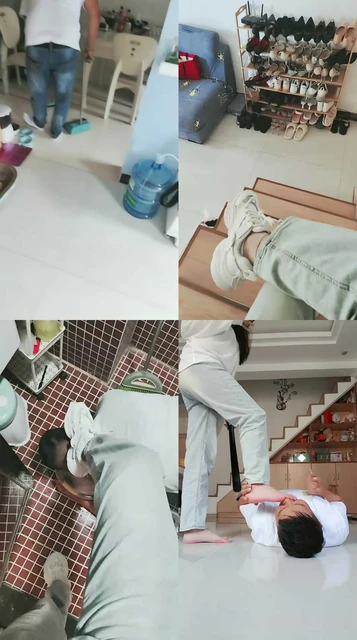 【然然而】运动鞋踩虐生活化调奴