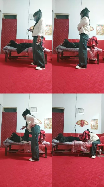 【沐颜s】绑起来电击插马眼爆菊