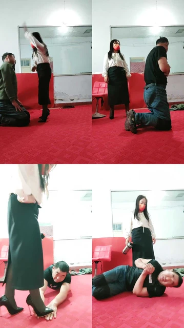 【沐颜s】高跟鞋耳光开水烫死狗