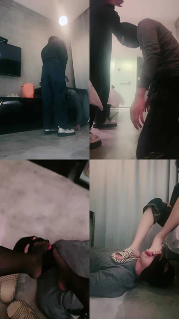 【靡兔】皮鞋踩狗舌/转胯/ 全体重踩踏