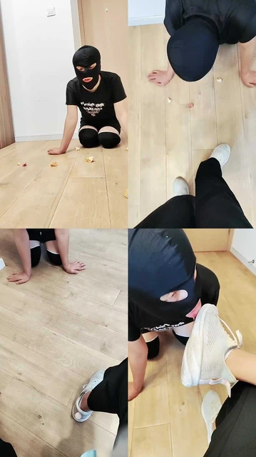 【上海学生主】磕头求主人脚下喂食