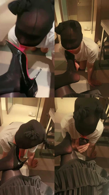 【王妃】狗舌清理高跟黑丝