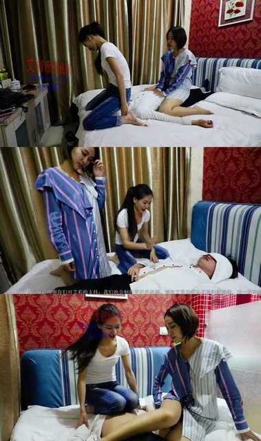 【HPL栖心之栈】【芷晴】【夏芙】芷晴夏芙再度携手调戏恋足男