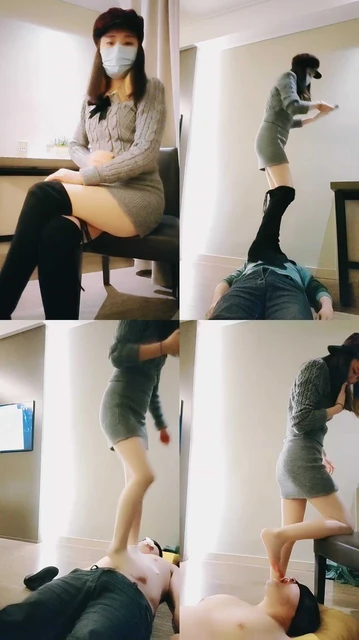 【武汉小主】长靴棉袜全体重踩踏