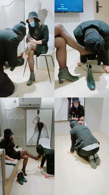 【雪妃】狗儿子舔妈妈的脚