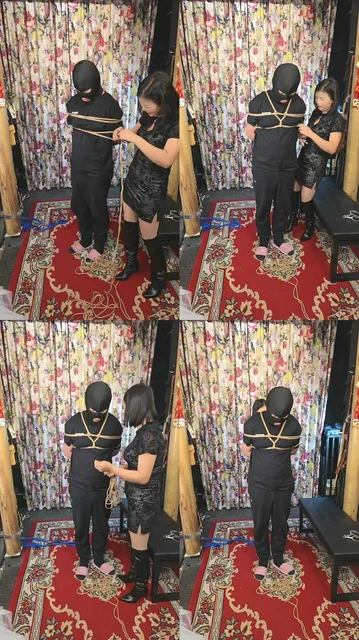 【妮佳女王】直播捆绑狗奴