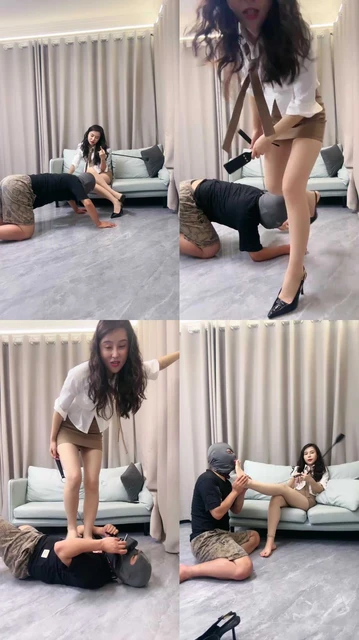 【吴恩】新人S-高跟美腿踩/鞭打/胯下羞辱/虐狗舌