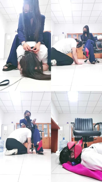 【璃茉老师】母畜-女老板办公室处刑【一】