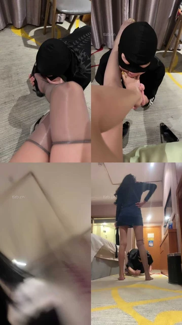 【冷爷】高跟黑丝踩/闻舔脏鞋原味袜子美腿