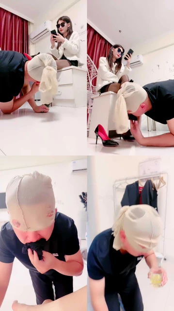 【兔兔大人】高跟黑丝裸足玩脚垫