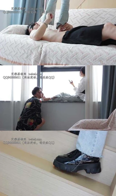【黑丝诱惑】【希雯】素人篇:甜品店收银员希雯脏鞋踩食物舔原味肉丝脚