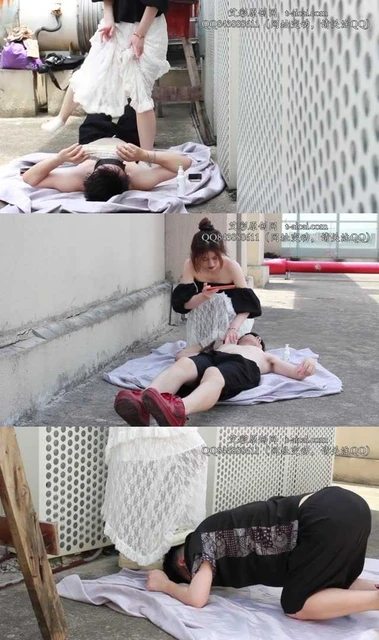 【黑丝诱惑】【晓俞】素人篇:大二学生晓俞阳台室外虐乳闻鞋脏鞋踩头