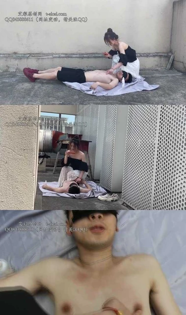 【黑丝诱惑】【晓俞】素人篇:大二学生晓俞阳台室外舔脏鞋耳光虐乳