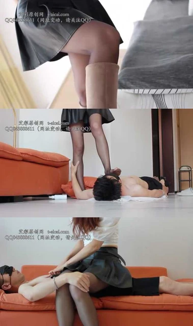 【黑丝诱惑】【馨馨】素人篇:专业舞蹈演员馨馨长靴踩床踩食物坐奴虐乳