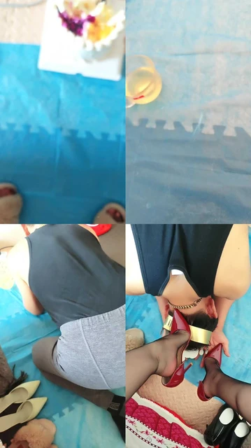 【魅影S】贱狗孙天赐带锁吃黄金