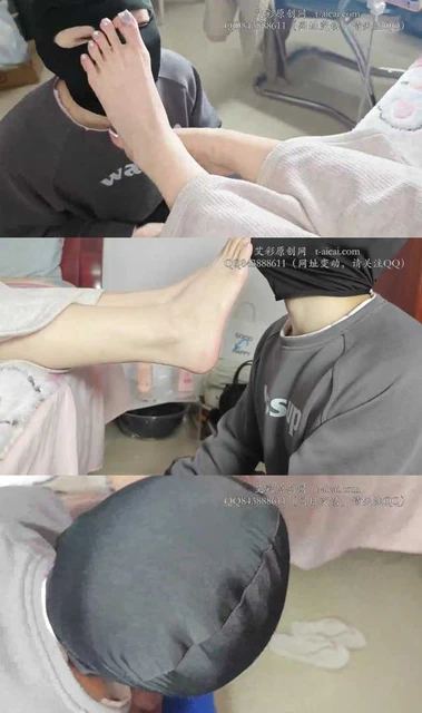 【玛卡】银色镜面美甲羞辱脚奴 舔脚后回去跟女朋友亲嘴