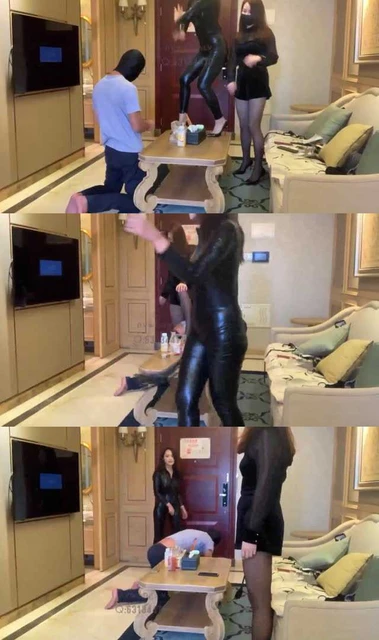 【未知女主】给两位主人送餐 求着被羞辱