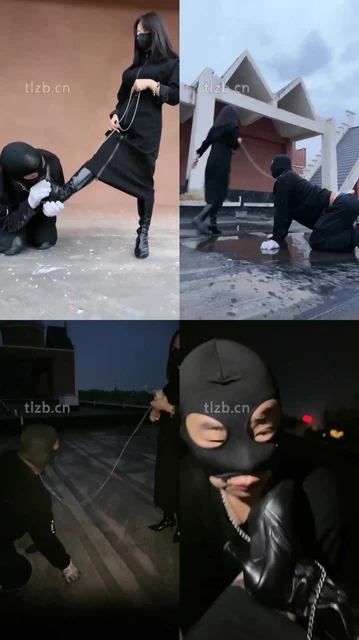 【辣姐】皮靴 遛狗