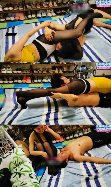 【微耀星空】结实的黑丝美腿 绞杀