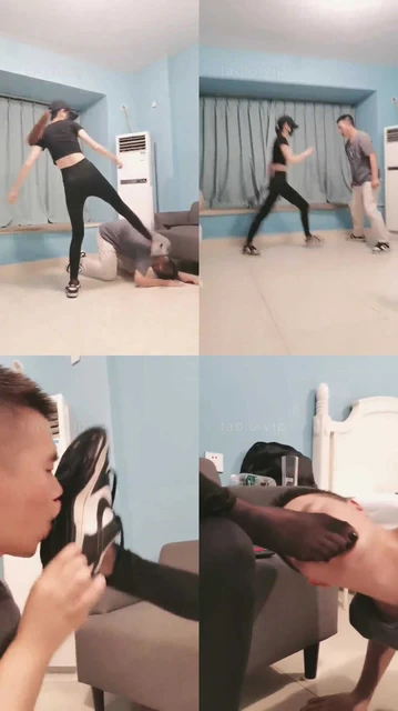 【美娜格格】暴揍 踢裆