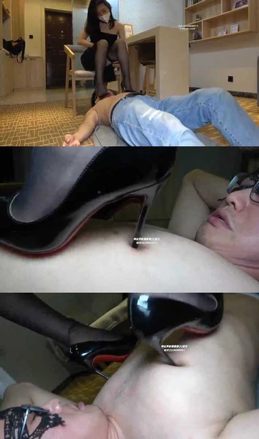 【周一学姐】美女 高跟虐乳