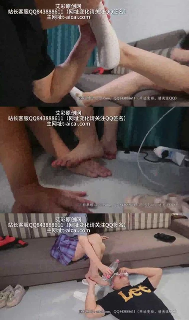 【学生】把两个奴才当地板在身上来回跳助跑跳 棉袜除臭 嘴洗脚