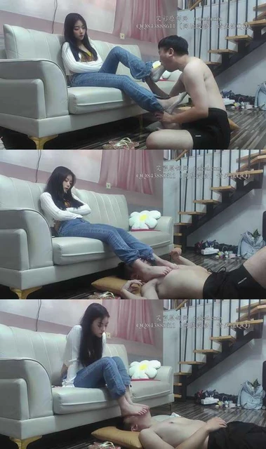 【素人模特女王】脚深喉 脚虐舌头 脚耳光 全体重蹲脸