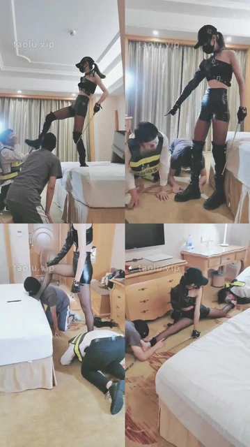 【美娜格格】暴力调教 双男奴 下集