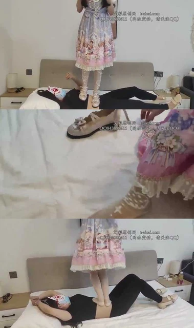 【悠米】lolita把女M绑起来踩