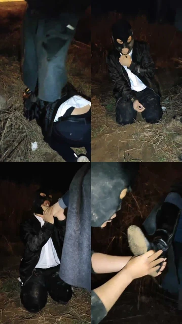 【辣姐】凌晨户外 皮靴踢踹调教