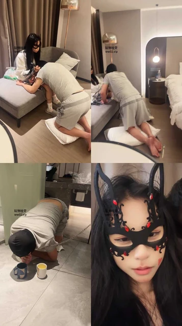 【安徽情侣主】狗链遛狗/鞭打/跪舔白袜/踩踏/混合圣水