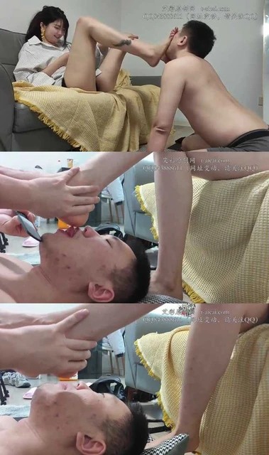 【红颜榜】1米2大长腿踩踏人体 脚泥垃圾桶